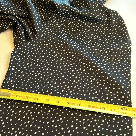 3/$25 Band of Gypsies Bustier Blk/Wht Fleck Wide Legs Spag Strap Jumpsuit. Sz M - Picture 10 of 12